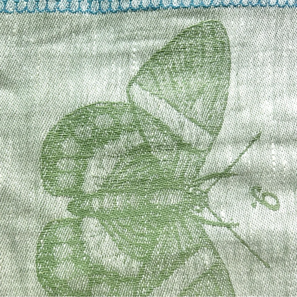 WILLIAM SONOMA spring butterfly jacquard table runner - Picture 7 of 10